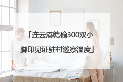 连云港赣榆300双小脚印见证驻村巡察温度