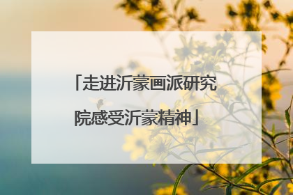 走进沂蒙画派研究院感受沂蒙精神