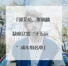 郭艾伦、张镇麟缺席辽篮“十五运”成年组名单