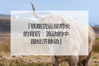 铁路货运量增长的背后:流动的中国经济脉动