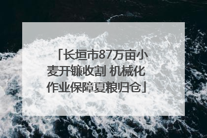长垣市87万亩小麦开镰收割 机械化作业保障夏粮归仓