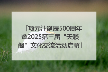项元汴诞辰500周年暨2025第三届“天籁阁”文化交流活动启幕