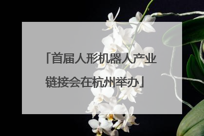 首届人形机器人产业链接会在杭州举办