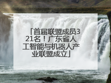 首届联盟成员321名！广东省人工智能与机器人产业联盟成立