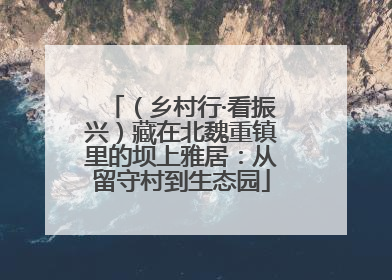 （乡村行·看振兴）藏在北魏重镇里的坝上雅居：从留守村到生态园