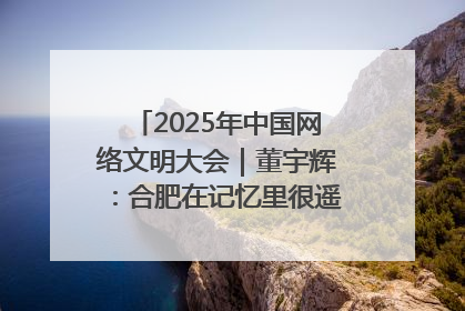 2025年中国网络文明大会｜董宇辉：合肥在记忆里很遥远也很亲切