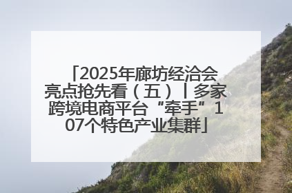2025年廊坊经洽会亮点抢先看（五）丨多家跨境电商平台“牵手”107个特色产业集群
