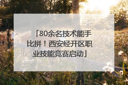 80余名技术能手比拼！西安经开区职业技能竞赛启动
