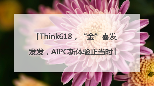 Think618，“金”喜发发发，AIPC新体验正当时